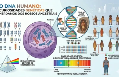O DNA Humano: Curiosidades Genéticas que Herdamos dos nossos Ancestrais