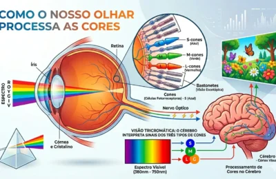 Como o Nosso Olhar Processa as Cores: Fatos sobre a Visão Humana